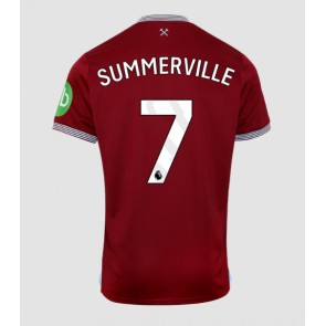 Lacne Muži Futbalové dres West Ham United Crysencio Summerville #7 2025-26 Krátky Rukáv - Domáci